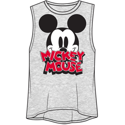 Picture of Disney Junior Fashion Tank Top Big Eyes Mickey Mouse Gray