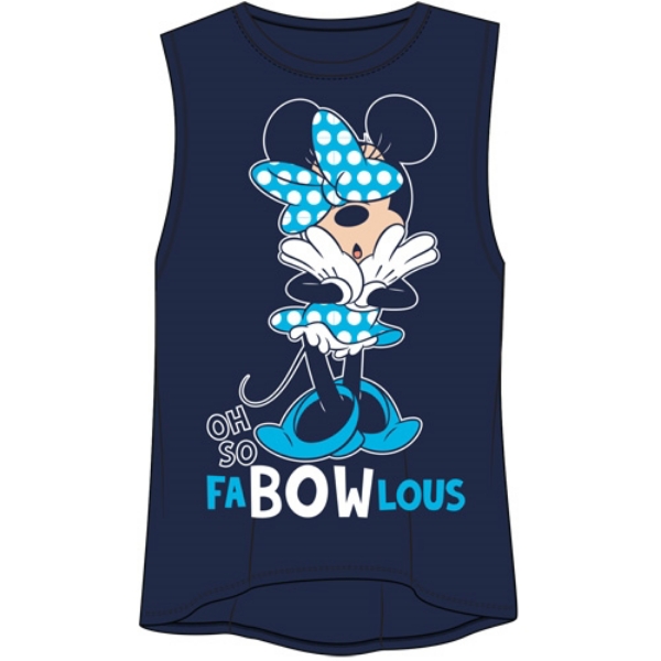 Picture of Disney Junior Fashion Tank Top Minnie FaBOWlous Navy Blue