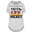 Picture of Disney Mickey Mouse Women's Hooded Football Shirt Grey Medium