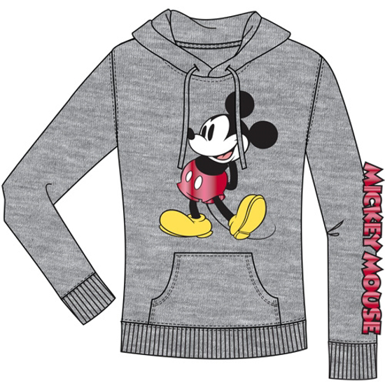 Picture of Disney Junior Zip Up Hoodie Hey There Mickey Gray