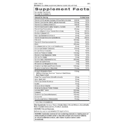 Picture of GNC Women’s Ultra Mega Energy & Metabolism Multivitamin 180 ct