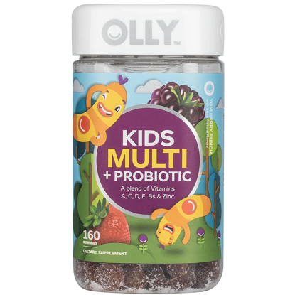 Picture of Olly Kids Multi + Probiotic Yum Berry Punch Vitamin Gummies 160 ct