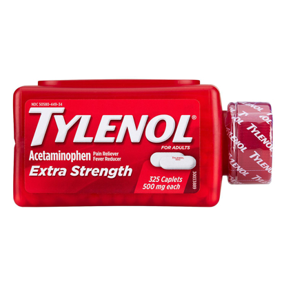 Picture of Tylenol Extra Strength Caplets 500mg 325 ct