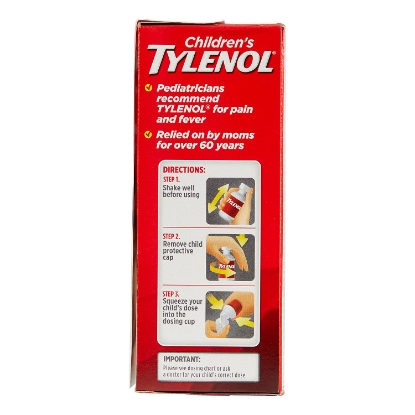 Picture of Children's Tylenol Oral Suspension Cherry 4 oz 2 pk