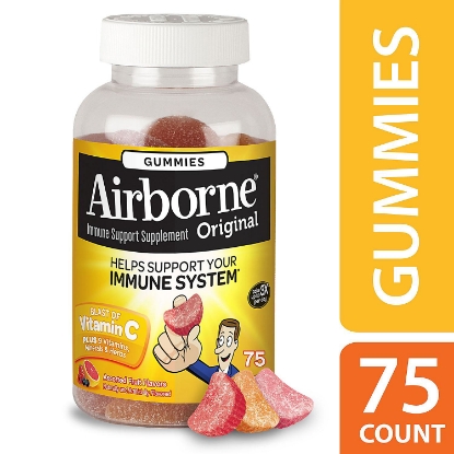 Picture of Airborne Assorted Fruit Flavored Gummies 75 ct