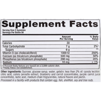 Picture of Vitafusion Calcium Gummies 500 mg 200 ct