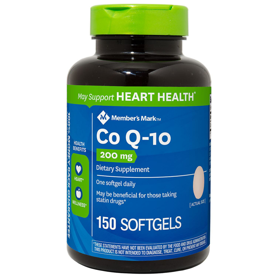 Picture of Members Mark Co Q-10 200mg Dietary Supplement 150 ct