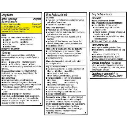 Picture of Member's Mark Ibuprofen Softgels 200mg 400 ct