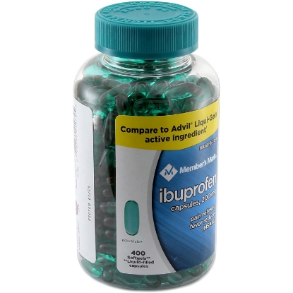 Picture of Member's Mark Ibuprofen Softgels 200mg 400 ct
