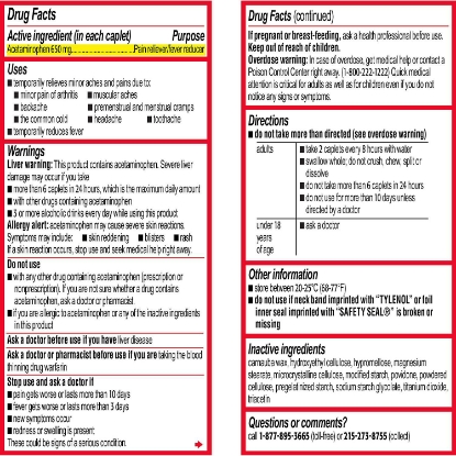 Picture of Tylenol 8 HR Arthritis Pain Caplets 290 Count
