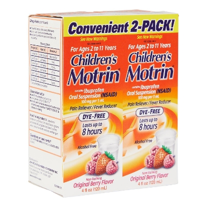 Picture of Children's Motrin Oral Suspension 4 oz 2 pk