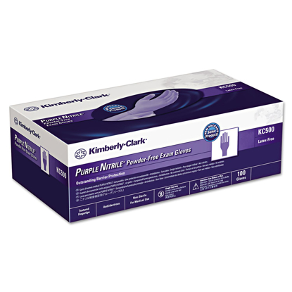 Picture of Kimberly-Clark Professional  PURPLE NITRILE Exam Gloves Small Purple - 100/Box