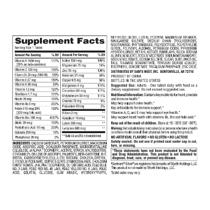 Picture of Member's Mark Men 50+ Multivitamin 400 ct