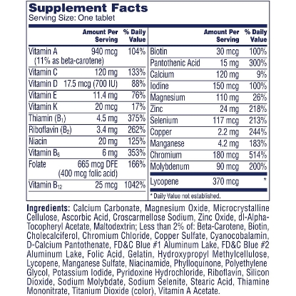 Picture of One A Day Men's 50+ Healthy Advantage Multivitamin 300 ct