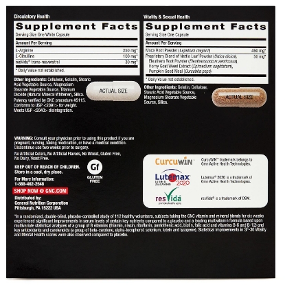 Picture of GNC Mega Men Performance & Vitality Vitapak