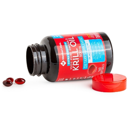 Picture of Member's Mark Extra-Strength 100% Pure Omega-3 Krill Oil 500mg 160 ct