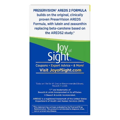 Picture of Bausch & Lomb PreserVision AREDS 2 Formula Supplement 210ct