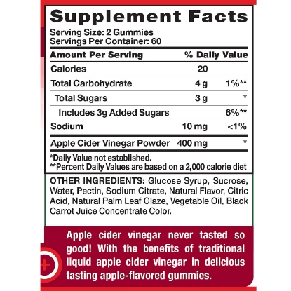 Picture of Nature's Truth Apple Cider Vinegar Gummies 120 ct
