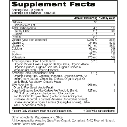 Picture of Amazing Grass Green Super food Original 45 servings