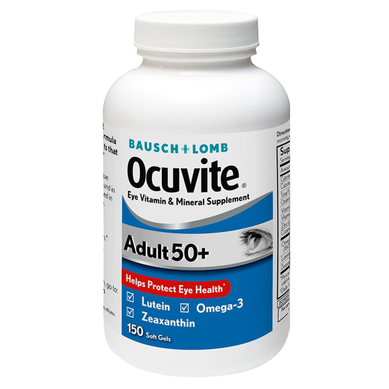 Picture of Bausch + Lomb Ocuvite Supplement Adult 50+ 150 ct