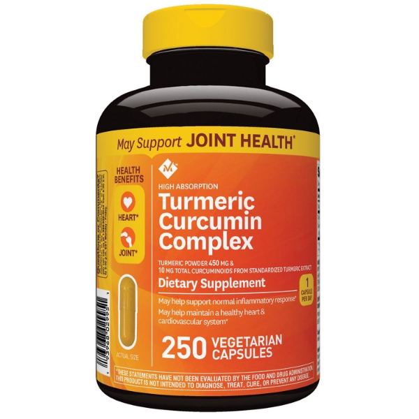 Picture of Member's Mark High Absorption Turmeric Curcumin Complex Vegetarian Capsules 250 ct