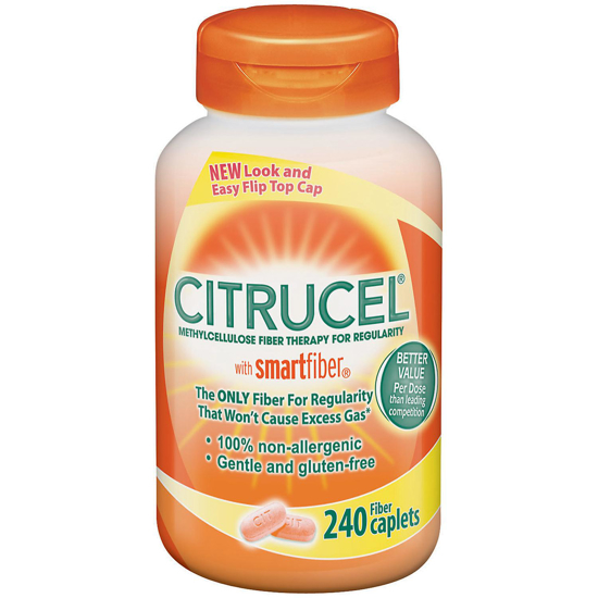 Picture of Citrucel with Smart Fiber Methyl cellulose Fiber Therapy Caplets 240 ct