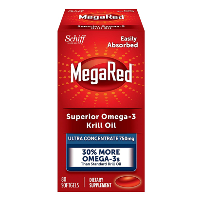 Picture of Mega Red Ultra Concentration Omega-3 Krill Oil 750 mg 80 ct