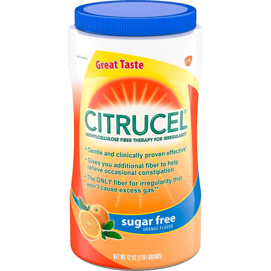 Picture of Citrucel Powder Sugar-Free Orange Flavor Fiber 42 oz