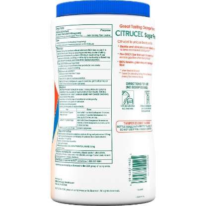 Picture of Citrucel Powder Sugar-Free Orange Flavor Fiber 42 oz