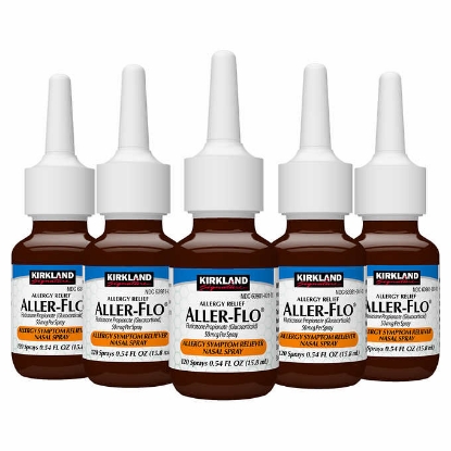 Picture of Kirkland Signature Aller Flo 50mc Allergy Spray 5 Bottles