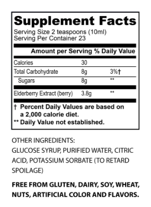 Picture of Sambucol Black Elderberry Immune Support Syrup 15.6 Ounces 2 pack