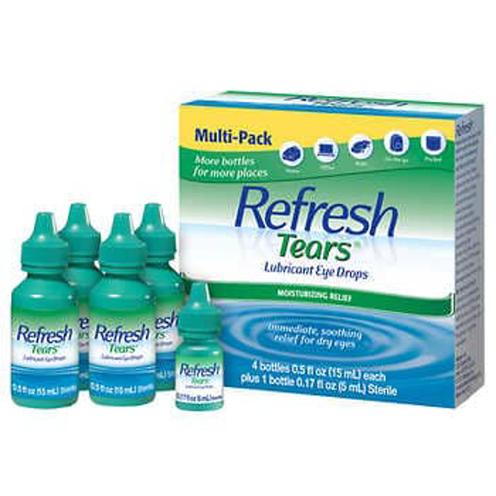 Picture of Refresh Tears Lubricant Eye Drops Multi Pack 65 ml