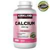 Picture of Kirkland Signature Calcium 600 mg with Vitamin D3 500 Tablets