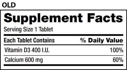 Picture of Kirkland Signature Calcium 600 mg with Vitamin D3 500 Tablets