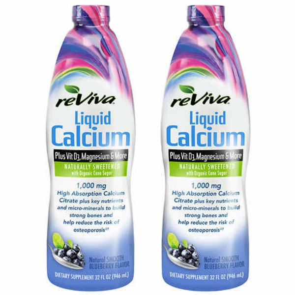 Picture of Reviva Liquid Calcium Blueberry Flavor 64 Ounces