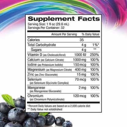 Picture of Reviva Liquid Calcium Blueberry Flavor 64 Ounces
