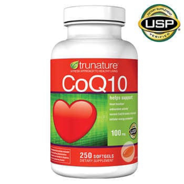 Picture of Trunature CoQ10 100 mg 250 Soft gels