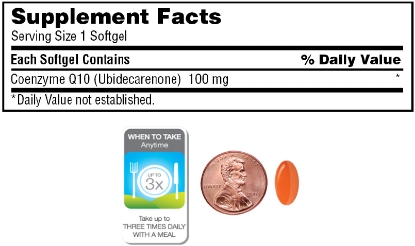 Picture of Trunature CoQ10 100 mg 250 Soft gels