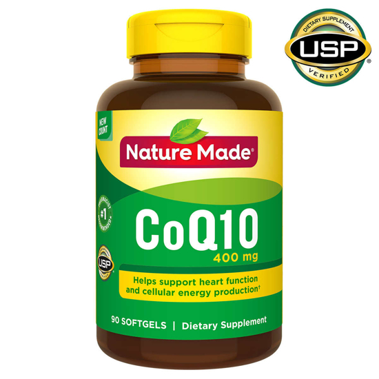 Picture of Nature Made CoQ10 400 mg 90 Softgels