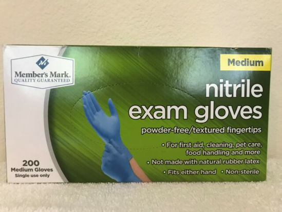 Picture of Member's Mark Nitrite Exam Gloves Medium 200 ct