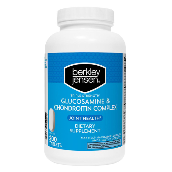 Picture of Berkley Jensen Triple Strength Glucosamine and Chondroitin Complex 200 ct