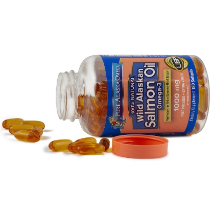 Picture of Wild Alaskan Salmon Oil Softgels 180 Count