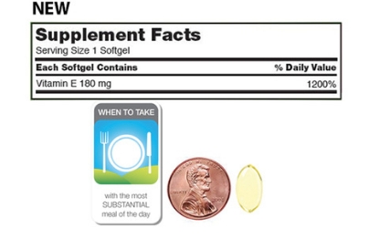 Picture of Kirkland Signature Vitamin E 180 mg 500 Softgels