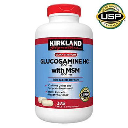 Picture of Kirkland Signature Glucosamine with MSM 375 Tablets