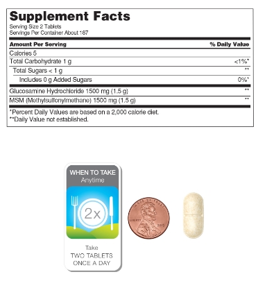 Picture of Kirkland Signature Glucosamine with MSM 375 Tablets