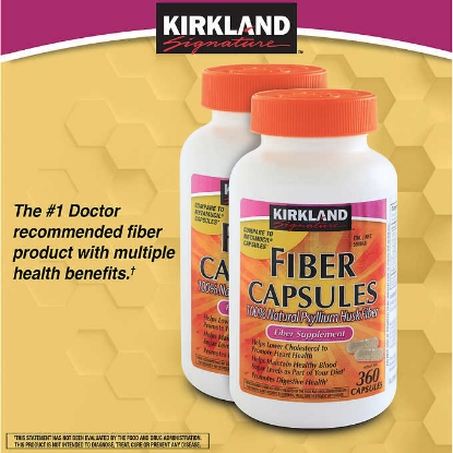 Picture of Kirkland Signature Fiber Capsules 720 Capsules