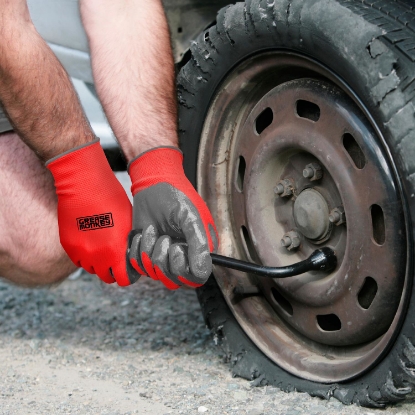 Picture of Grease Monkey Nitrile Coated Work Gloves  15 Pairs One Size