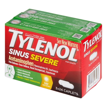 Picture of Tylenol Sinus Severe 24 ct 3 pk