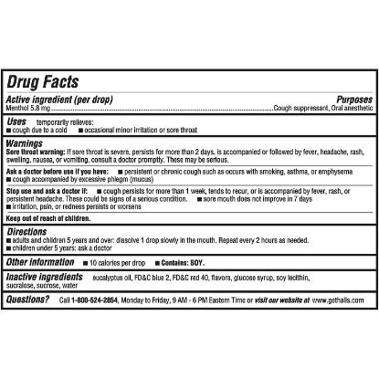 Picture of Halls Relief Cherry Flavor Cough Drops 200 ct