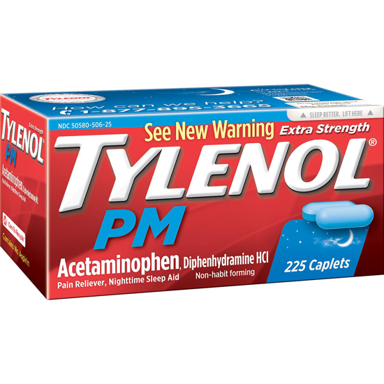 Picture of Tylenol PM Extra Strength Caplets 225 ct
